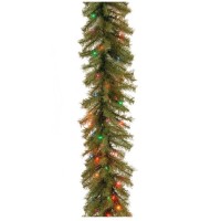 National Tree Company Pre-Lit Artificial Christmas Garland with Multi-Color Lights