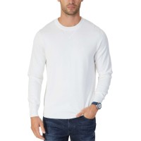Nautica Men’s Classic-Fit Sweatshirt (White, X-Large)