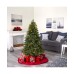  New Hampshire Fir Artificial Christmas Tree With 150 Led Lights, 5 Ft.