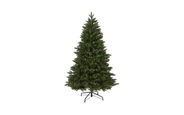  New Hampshire Fir Artificial Christmas Tree With 150 Led Lights, 5 Ft.