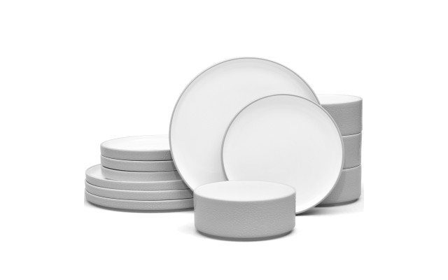  Colortex Stone 12-Pc. Dinnerware Set, Service for 4