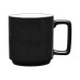  Colortex Stone Stax Mugs, Set of 4, Black