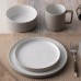  ColorTex Stone Taupe 4-Piece Place Dinnerware Setting in Taupe