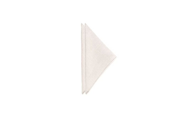 Colorwave 2 Pack Napkins, Cream, 19X19
