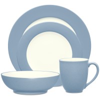 Noritake Colorwave Rim 4 Piece Place Setting, Blue