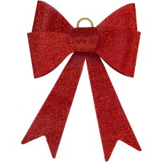 Northlight 23″ LED Lighted Red Tinsel Bow Christmas Decoration with Color Changing Lights