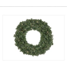 Northlight 24″ Pre-Lit Led Canadian Pine Artificial Christmas Wreath, Green
