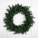  Coniferous Mixed Pine Artificial Christmas Wreath, 24″, Green