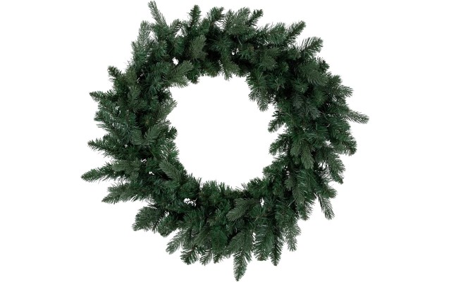  Coniferous Mixed Pine Artificial Christmas Wreath, 24″, Green