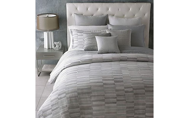  Treviso Linen Brushstroke Duvet Cover, Twin
