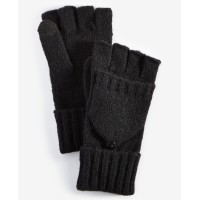 On 34th Women’s Wide-Ribbed Pop Top Gloves, Black