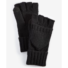 On 34th Women’s Wide-Ribbed Pop Top Gloves, Black