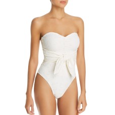Onia Women’s x WeWoreWhat Capri One Piece,  White, Large