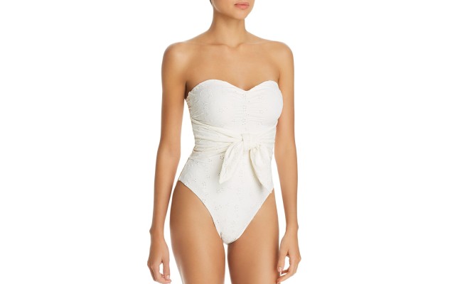 Onia Women’s x  Capri One Piece,  White, Large