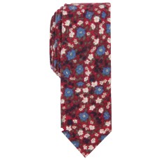 Original Penguin  Men’s Andras Skinny Floral Tie (Red)