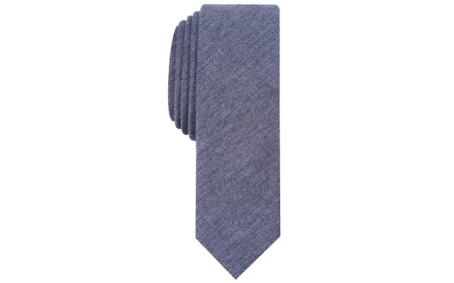   Men’s Arness Solid Skinny Ties, Blue