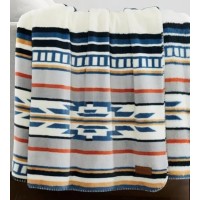 Pendleton Ultra Soft Plush Throw  -Saltillo Stripe