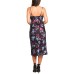  Womens Juniors’ Cowl-Neck Cami Dress, Purple/S