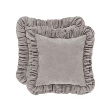 Piper & Wright Emily Alloy Euro Sham, Gray, 26x26