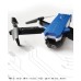  Aeroflux Folding Drone with Live Streaming Camera – Black
