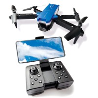 Protocol Aeroflux Folding Drone with Live Streaming Camera – Black