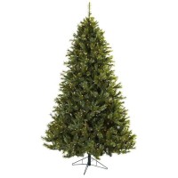 Puleo International 7.5ft Majesty Artificial Christmas Tree, Green
