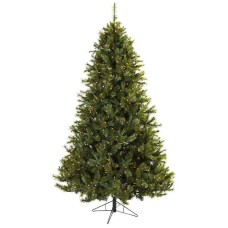 Puleo International 7.5ft Majesty Artificial Christmas Tree, Green