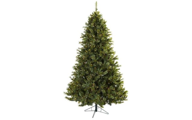 Puleo International 7.5ft Majesty Artificial Christmas Tree, Green