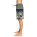  Mens Surfsilk Panel Boardshorts, Green, 29