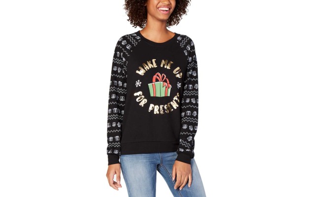 Juniors’ Wake Me Up Graphic Baseball T-Shirt