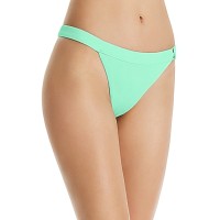 Red Carter Textured Banded Hipster Bikini Bottom