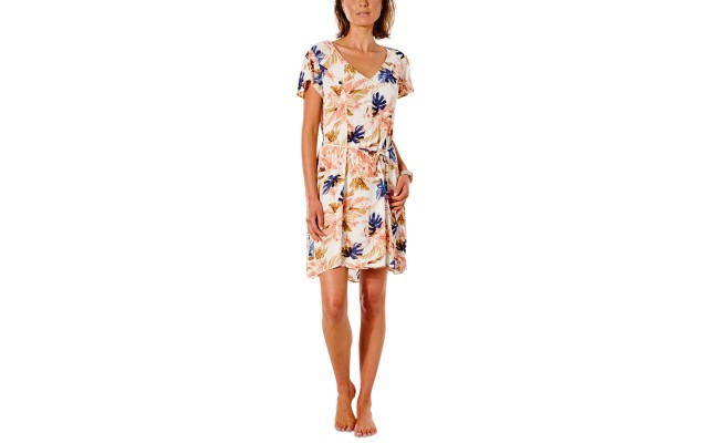  Juniors’ Sunset Drift Printed Dress, Multi, X-Small