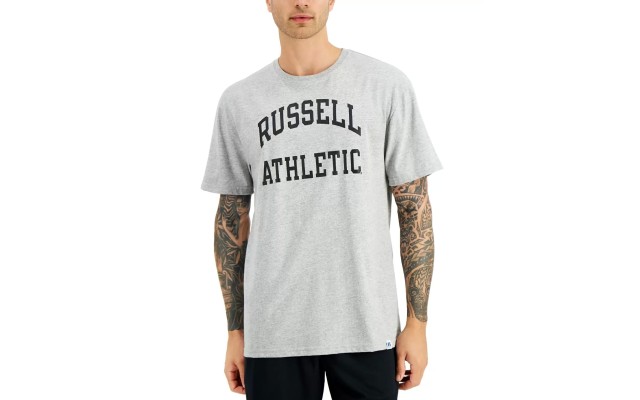  Men's Archie Logo Graphic T-Shirt, Gray, Large