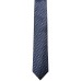  Distinction Men’s Dozza Dot Slim Silk Tie (Navy, One Size)