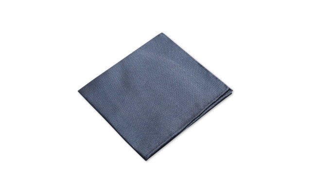  Distinction Men’s Textured Solid Silk Pocket Squares, Navy