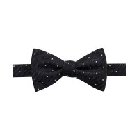 Ryan Seacrest Men’s Pre-Tied Silk Bow Tie (Black)