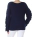 Sanctuary Leona Ruffle Sleeve Top (Navy, XL)