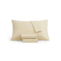 Sanders Microfiber 4 Pc. Sheet Set, Full, Wheat