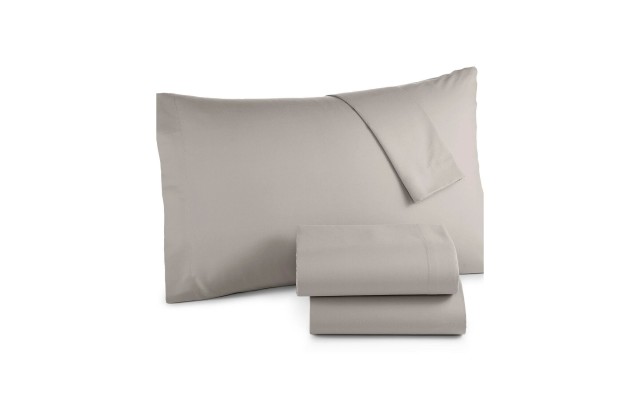  Sander Home Fashion 3 Piece Printed Microfiber Sheet Set, Chevron Gray, Twin XL