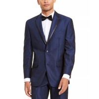 Sean John Men’s Classic-Fit Blue Diamond Suit Separate Jacket, Blue, 38R