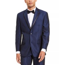 Sean John Men’s Classic-Fit Blue Diamond Suit Separate Jacket, Blue, 38R