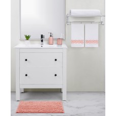 Seventh Studio Dotted Peach 5-Piece Bath Set Bedding, Coral