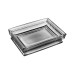  Grey Ribbed 3-Piece Accessory Set Bedding, Grey