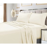 Sienna 360 Thread Count Egyptian Cotton Twin Sheet Set Bedding, Ivory