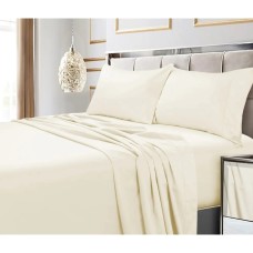 Sienna 360 Thread Count Egyptian Cotton Twin Sheet Set Bedding, Ivory
