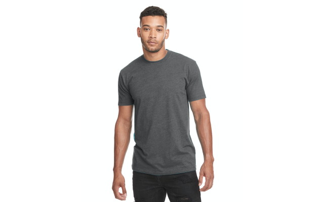  Heather Charcoal Shirt, Medium, Gray