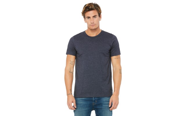  Heather T-Shirt, Small, Navy