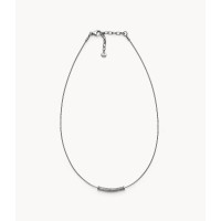 Skagen Women’s Merete Stainless Steel Brilliant Mesh Pendant Necklace