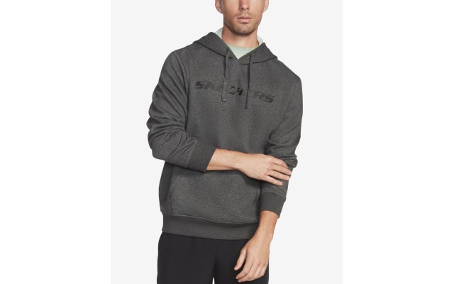  Men's Heritage Comfort-Fit Logo-Print Hoodie, Gray, X-Large