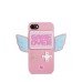  Women’s Game Over Silicone iPhone 7/8 Case (Pink)